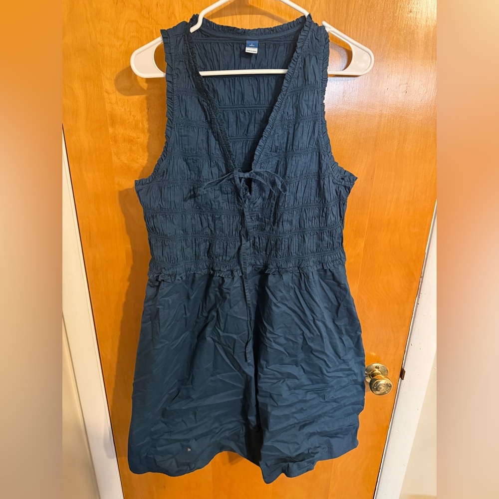 Old Navy Blue Mini Dress size L Tall